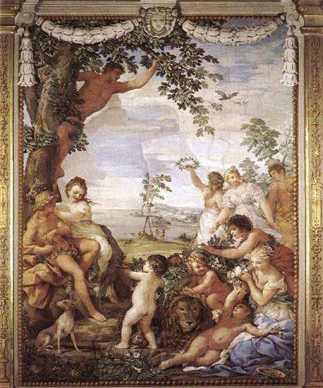 Pietro da Cortona The Golden Age France oil painting art